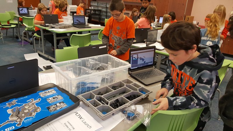 Students in School Activites (Athletics, Classrooms, Plays, Band, Art Projects) (Project Lead the Way Student Project Based Learning Engineering.jpg)